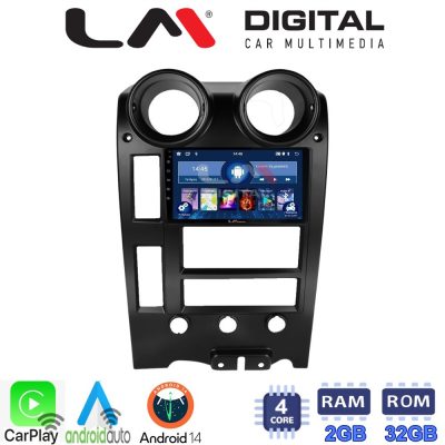LM Digital - LM ZN4724 GPS Οθόνη OEM Multimedia Αυτοκινήτου για Hummer H2 2002 > 2008 (CarPlay/AndroidAuto/BT/GPS/WIFI/GPRS)