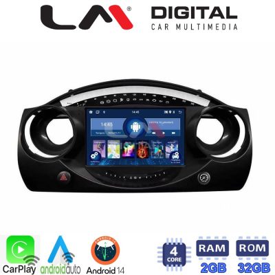 LM Digital - LM ZN4832 GPS Οθόνη OEM Multimedia Αυτοκινήτου για MINI COOPER 2001 > 2007 (CarPlay/AndroidAuto/BT/GPS/WIFI/GPRS)