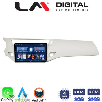 LM Digital - LM ZN4940W GPS Οθόνη OEM Multimedia Αυτοκινήτου για Citroen C3 /DS3 2009 > 2016 (CarPlay/AndroidAuto/BT/GPS/WIFI/GPRS)