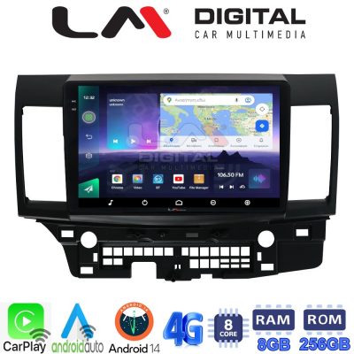 LM Digital - LM ZQ8037 GPS Οθόνη OEM Multimedia Αυτοκινήτου για MITSUBISHI LANCER 2008> (CarPlay/AndroidAuto/BT/GPS/WIFI/GPRS)