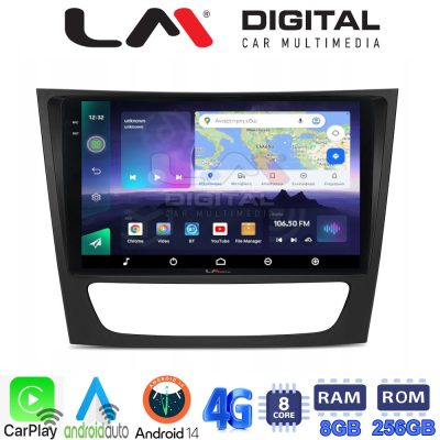 LM Digital - LM ZQ8090 GPS Οθόνη OEM Multimedia Αυτοκινήτου για MERCEDES E class (W211)  (CarPlay/AndroidAuto/BT/GPS/WIFI/GPRS)