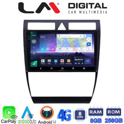 LM Digital - LM ZQ8102 GPS Οθόνη OEM Multimedia Αυτοκινήτου για Audi A6 1998 > 2004 (CarPlay/AndroidAuto/BT/GPS/WIFI/GPRS)