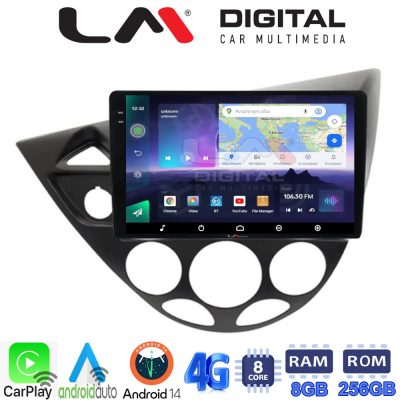 LM Digital - LM ZQ8236 GPS Οθόνη OEM Multimedia Αυτοκινήτου για Ford Focus 1998 > 2004 (CarPlay/AndroidAuto/BT/GPS/WIFI/GPRS)