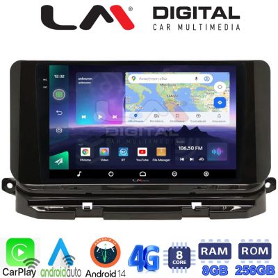 LM Digital - LM ZQ8280 GPS Οθόνη OEM Multimedia Αυτοκινήτου για Skoda Octavia 2021> (CarPlay/AndroidAuto/BT/GPS/WIFI/GPRS)