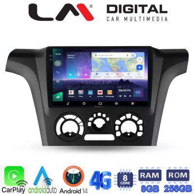 LM Digital - LM ZQ8302 GPS Οθόνη OEM Multimedia Αυτοκινήτου για MITSUBISHI OUTLANDER 2001 > 2006 (CarPlay/AndroidAuto/BT/GPS/WIFI/GPRS)