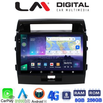 LM Digital - LM ZQ8383 GPS Οθόνη OEM Multimedia Αυτοκινήτου για TOYOTA LANDCRUISER 2008>2015   (CarPlay/AndroidAuto/BT/GPS/WIFI/GPRS)