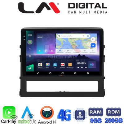 LM Digital - LM ZQ8386 GPS Οθόνη OEM Multimedia Αυτοκινήτου για Toyota Land Cruiser 2016 (CarPlay/AndroidAuto/BT/GPS/WIFI/GPRS)