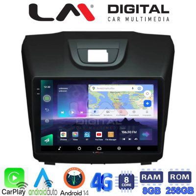 LM Digital - LM ZQ8435 GPS Οθόνη OEM Multimedia Αυτοκινήτου για ISUZU DMAX 2012> (CarPlay/AndroidAuto/BT/GPS/WIFI/GPRS)