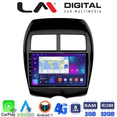 LM Digital - LM ZR8026 GPS Οθόνη OEM Multimedia Αυτοκινήτου για MITSUBISHI ASX 2008> (CarPlay/AndroidAuto/BT/GPS/WIFI/GPRS)