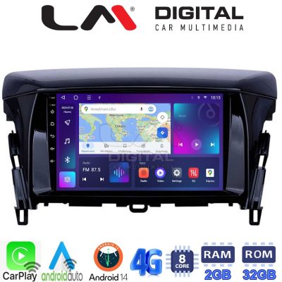 LM Digital - LM ZR8030 GPS Οθόνη OEM Multimedia Αυτοκινήτου για MITSUBISHI ECLIPSE CROSS 2018> (CarPlay/AndroidAuto/BT/GPS/WIFI/GPRS)