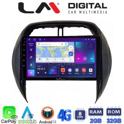 LM Digital - LM ZR8071CL GPS Οθόνη OEM Multimedia Αυτοκινήτου για Toyota Rav4 2000 > 2006 (CarPlay/AndroidAuto/BT/GPS/WIFI/GPRS)
