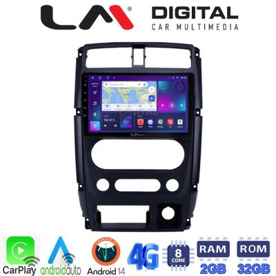 LM Digital - LM ZR8186 GPS Οθόνη OEM Multimedia Αυτοκινήτου για SUZUKI JIMNY 2007 > 2018   (CarPlay/AndroidAuto/BT/GPS/WIFI/GPRS)