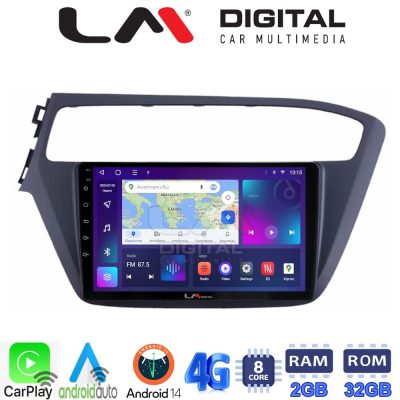 LM Digital - LM ZR8226 GPS Οθόνη OEM Multimedia Αυτοκινήτου για Hyundai i20 2019> (CarPlay/AndroidAuto/BT/GPS/WIFI/GPRS)