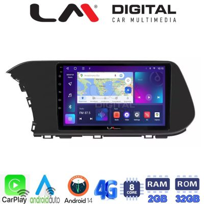 LM Digital - LM ZR8229 GPS Οθόνη OEM Multimedia Αυτοκινήτου για Hyundai i20 2021 > (CarPlay/AndroidAuto/BT/GPS/WIFI/GPRS)