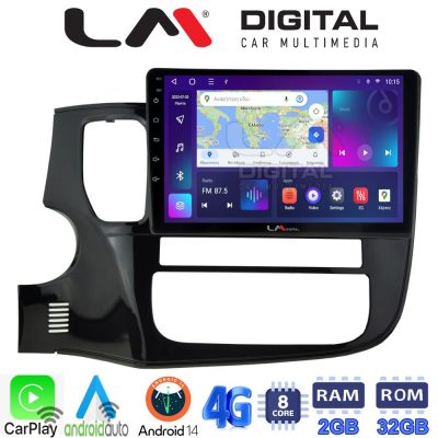 LM Digital - LM ZR8231 GPS Οθόνη OEM Multimedia Αυτοκινήτου για MITSUBISHI OUTLANDER  2013> (CarPlay/AndroidAuto/BT/GPS/WIFI/GPRS)