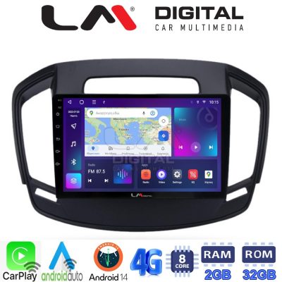 LM Digital - LM ZR8338 GPS Οθόνη OEM Multimedia Αυτοκινήτου για OPEL INSIGNIA  2014> (CarPlay/AndroidAuto/BT/GPS/WIFI/GPRS)