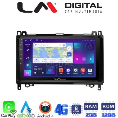 LM Digital - LM ZR8668 GPS Οθόνη OEM Multimedia Αυτοκινήτου για MERCEDES A(W169),B(W245) - SPRINTER - VITO   (CarPlay/AndroidAuto/BT/GPS/WIFI/GPRS)