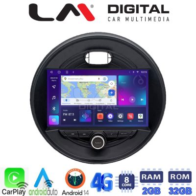 LM Digital - LM ZR8845 GPS Οθόνη OEM Multimedia Αυτοκινήτου για Mini Cooper & Clubman 2015> (CarPlay/AndroidAuto/BT/GPS/WIFI/GPRS)