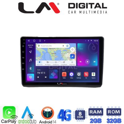 LM Digital - LM ZR8892 GPS Οθόνη OEM Multimedia Αυτοκινήτου για Opel Vivaro - Renault Trafic - Nissan Primastar 2002 >2009 (CarPlay/AndroidAuto/BT/GPS/WIFI/GPRS)