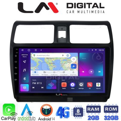 LM Digital - LM ZR8978 GPS Οθόνη OEM Multimedia Αυτοκινήτου για SUZUKI SWIFT 2005 > 2010 (CarPlay/AndroidAuto/BT/GPS/WIFI/GPRS)