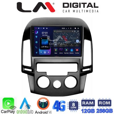 LM ZS8043AC GPS Οθόνη OEM Multimedia Αυτοκινήτου για HYUNDAI i30 2007-2012  (CarPlay/AndroidAuto/BT/GPS/WIFI/GPRS)