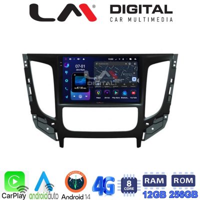 LM ZS8230 GPS Οθόνη OEM Multimedia Αυτοκινήτου για Mitsubishi L200 2014 >Μόνο για αυτοκίνητα με Κλιματισμό (CarPlay/AndroidAuto/BT/GPS/WIFI/GPRS)