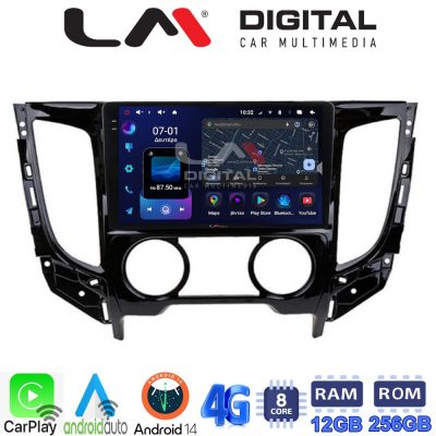 LM ZS8230B GPS Οθόνη OEM Multimedia Αυτοκινήτου για Mitsubishi L200 2014 >Μόνο για αυτοκίνητα με Κλιματισμό (CarPlay/AndroidAuto/BT/GPS/WIFI/GPRS)