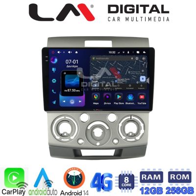 LM ZS8360 GPS Οθόνη OEM Multimedia Αυτοκινήτου για MAZDA BT 50  & FORD RANGER 2006>2011 (CarPlay/AndroidAuto/BT/GPS/WIFI/GPRS)