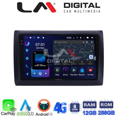 LM ZS8466 GPS Οθόνη OEM Multimedia Αυτοκινήτου για Fiat Stilo 2001 > 2007 (CarPlay/AndroidAuto/BT/GPS/WIFI/GPRS)