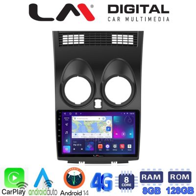 LM Digital - LM ZT8001 GPS Οθόνη OEM Multimedia Αυτοκινήτου για NISSAN QASHQAI 2007 > 2013 (CarPlay/AndroidAuto/BT/GPS/WIFI/GPRS)