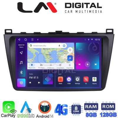 LM Digital - LM ZT8012 GPS Οθόνη OEM Multimedia Αυτοκινήτου για Mazda 6 2008 > 2012 (CarPlay/AndroidAuto/BT/GPS/WIFI/GPRS)