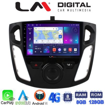 LM Digital - LM ZT8150 GPS Οθόνη OEM Multimedia Αυτοκινήτου για FORD FOCUS 2015>2018 (CarPlay/AndroidAuto/BT/GPS/WIFI/GPRS)