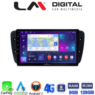 LM Digital - LM ZT8246 GPS Οθόνη OEM Multimedia Αυτοκινήτου για Seat Ibiza 2008 > 2015 (CarPlay/AndroidAuto/BT/GPS/WIFI/GPRS)