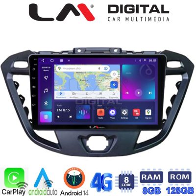 LM Digital - LM ZT8366 GPS Οθόνη OEM Multimedia Αυτοκινήτου για TRANSIT CUSTOM - TOURNEO CUSTOM 2013> (CarPlay/AndroidAuto/BT/GPS/WIFI/GPRS)