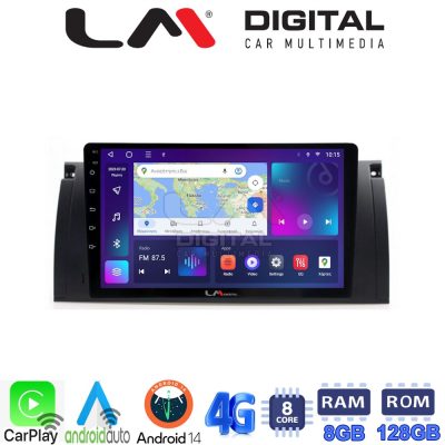 LM Digital - LM ZT8395 GPS Οθόνη OEM Multimedia Αυτοκινήτου για BMW S5-S7-X5 (E38-E39-E59) 1998 2003 (CarPlay/AndroidAuto/BT/GPS/WIFI/GPRS)