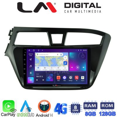 LM Digital - LM ZT8517 GPS Οθόνη OEM Multimedia Αυτοκινήτου για Hyundai i20 2015> (CarPlay/AndroidAuto/BT/GPS/WIFI/GPRS)