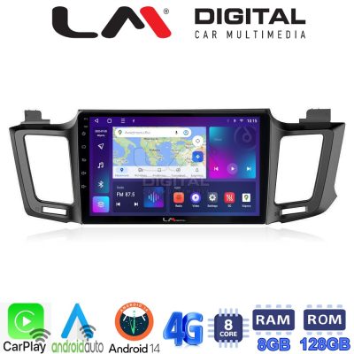 LM Digital - LM ZT8947 GPS Οθόνη OEM Multimedia Αυτοκινήτου για TOYOTA RAV 4  2013 > 2020 (CarPlay/AndroidAuto/BT/GPS/WIFI/GPRS)