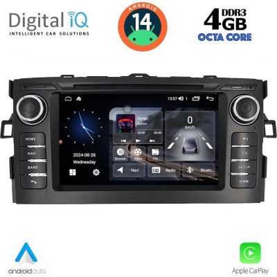 DIGITAL IQ MSG 428_CPA (7” DECK) MULTIMEDIA SYSTEM for TOYOTA AURIS mod. 2007-2012