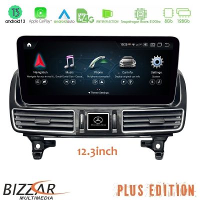 Bizzar Plus Edition Mercedes GLE/GLS Class (X166) NTG5 Android13 (8+128GB) Navigation Multimedia 12.3″ Anti-reflection