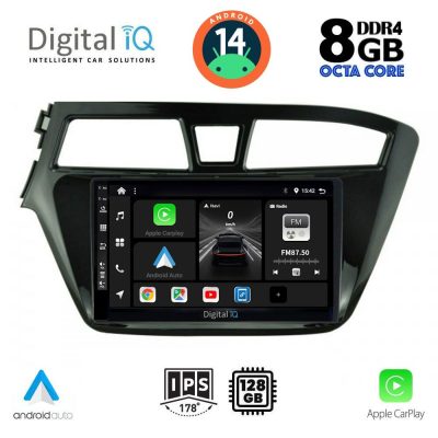DIGITAL IQ BXF 7229_CPAA (9inc) MULTIMEDIA TABLET for HYUNDAI i20 mod. 2014-2018
