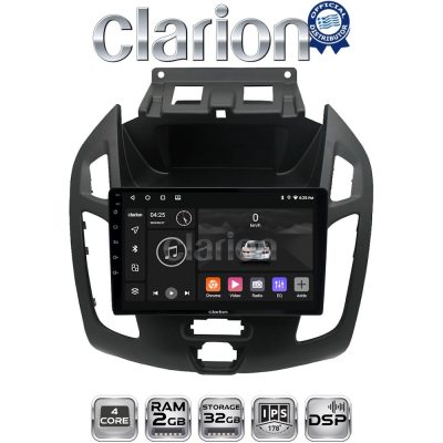 CLARION GL31858 Οθόνη OEM Multimedia Αυτοκινήτου για Ford Transit 2013 > 2015 (CarPlay/AndroidAuto/BT/GPS/WIFI/GPRS)