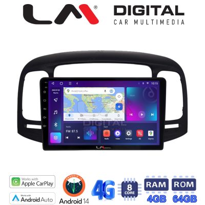 LM Digital - LM ZC8269 GPS Οθόνη OEM Multimedia Αυτοκινήτου για Hyundai Accent 2006 > 2012 (CarPlay/AndroidAuto/BT/GPS/WIFI/GPRS)