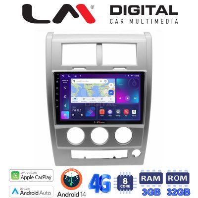 LM Digital - LM ZE8334 GPS Οθόνη OEM Multimedia Αυτοκινήτου για Jeep Cherokee KK 2008 > 2014 (CarPlay/AndroidAuto/BT/GPS/WIFI/GPRS)