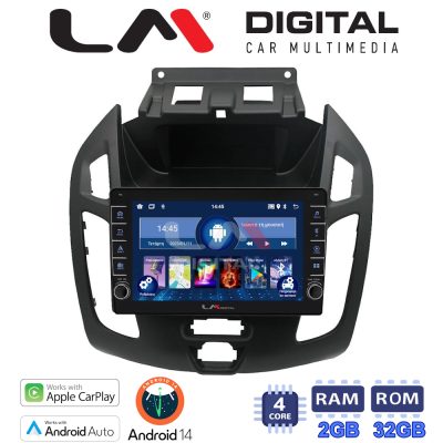 LM Digital - LM ZG4858 GPS Οθόνη OEM Multimedia Αυτοκινήτου για Ford Transit 2013 > 2015 (CarPlay/AndroidAuto/BT/GPS/WIFI/GPRS)