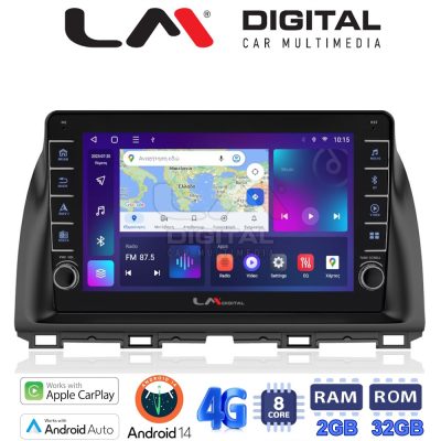 LM Digital - LM ZG8438 GPS Οθόνη OEM Multimedia Αυτοκινήτου για MAZDA CX5 2013>2017  (CarPlay/AndroidAuto/BT/GPS/WIFI/GPRS)