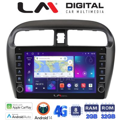 LM Digital - LM ZG8850 GPS Οθόνη OEM Multimedia Αυτοκινήτου για Mitsubishi Spacestar 2013> (CarPlay/AndroidAuto/BT/GPS/WIFI/GPRS)
