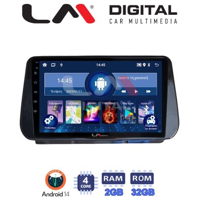 LM Digital - LM ZL4963 GPS Οθόνη OEM Multimedia Αυτοκινήτου για Hyundai Santa Fe  - IX45 2018 > 2019 (BT/GPS/WIFI/GPRS)