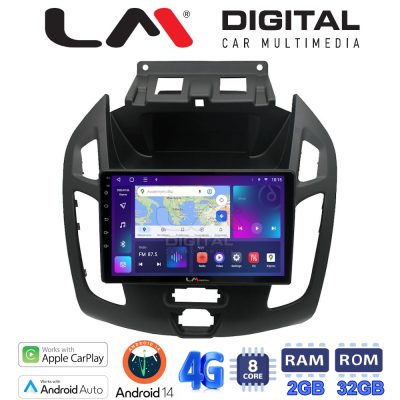 LM Digital - LM ZR8858 GPS Οθόνη OEM Multimedia Αυτοκινήτου για Ford Transit 2013 > 2015 (CarPlay/AndroidAuto/BT/GPS/WIFI/GPRS)