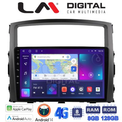 LM Digital - LM ZT8038 GPS Οθόνη OEM Multimedia Αυτοκινήτου για MITSUBISHI PAJERO 2006>2014 (CarPlay/AndroidAuto/BT/GPS/WIFI/GPRS)
