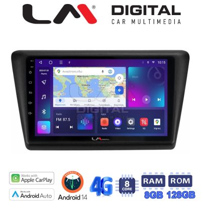 LM Digital - LM ZT8487 GPS Οθόνη OEM Multimedia Αυτοκινήτου για Skoda Rapid 2013-2017 (CarPlay/AndroidAuto/BT/GPS/WIFI/GPRS)